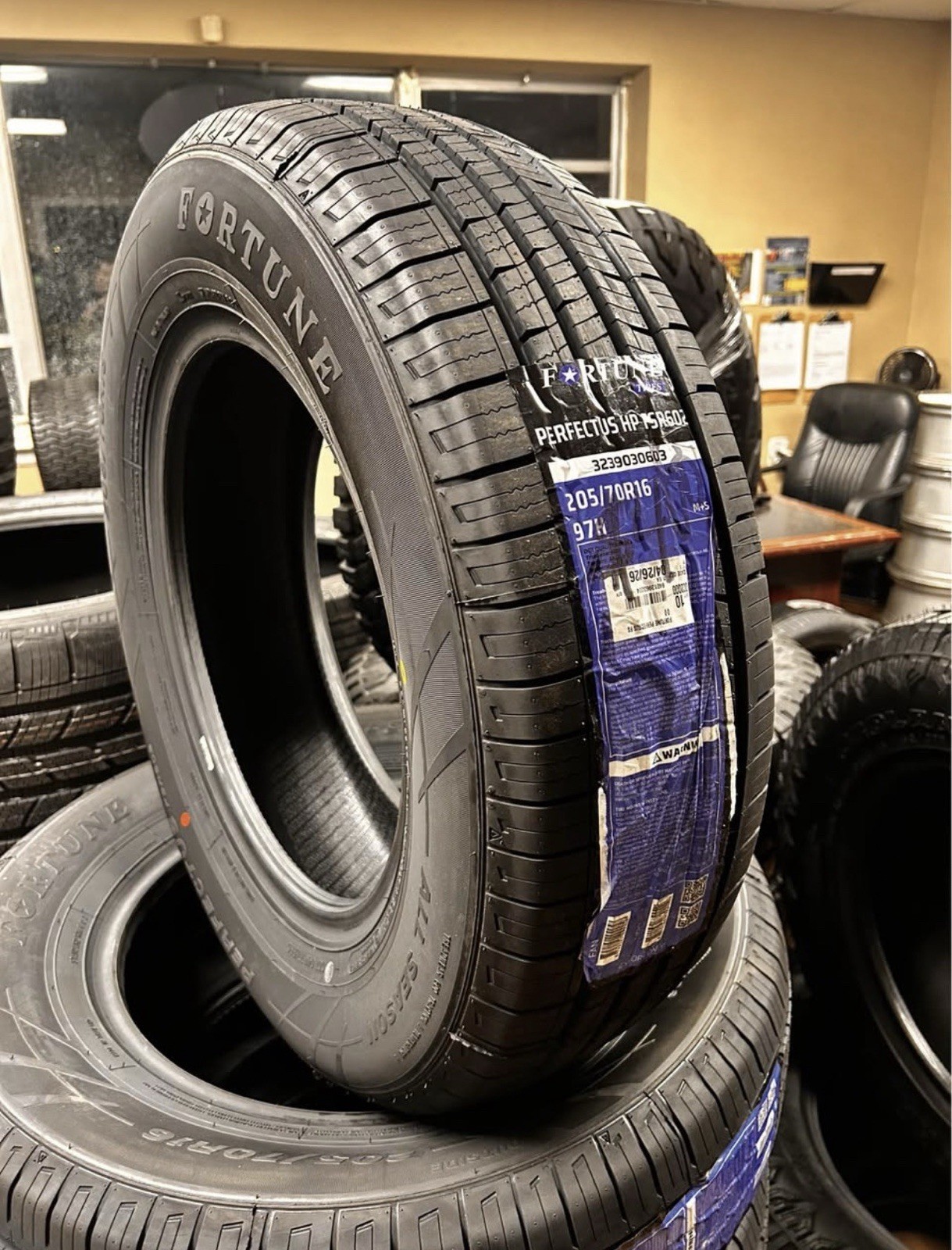 SET OF 4 BRAND NEW 205/70R16 FORTUNE PERFECTUS HP 97H