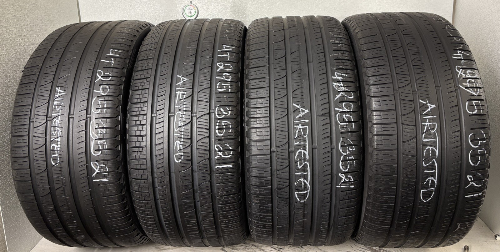 NO SHIPPING ONLY LOCAL PICK UP Set 4 Tires 295 35 21 Pirelli Scorpion Verde A/S