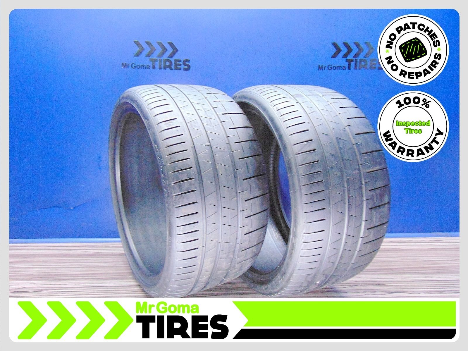 2 PIRELLI P ZERO TM CORSA PZC4 N0 315/30ZR22 USED TIRES 65% LIFE 3153022