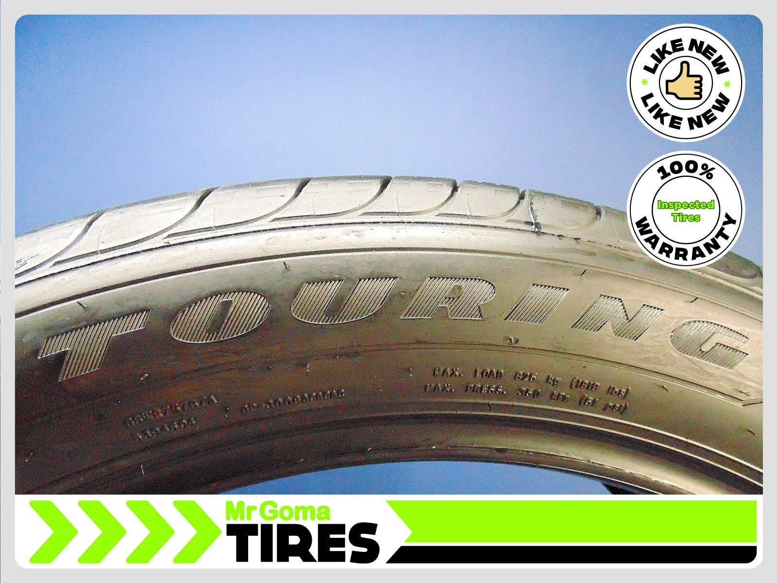 2 GOODYEAR EAGLE TOURING 235/50R21 USED TIRES 8.8/32 TREAD 235/50/21 2355021