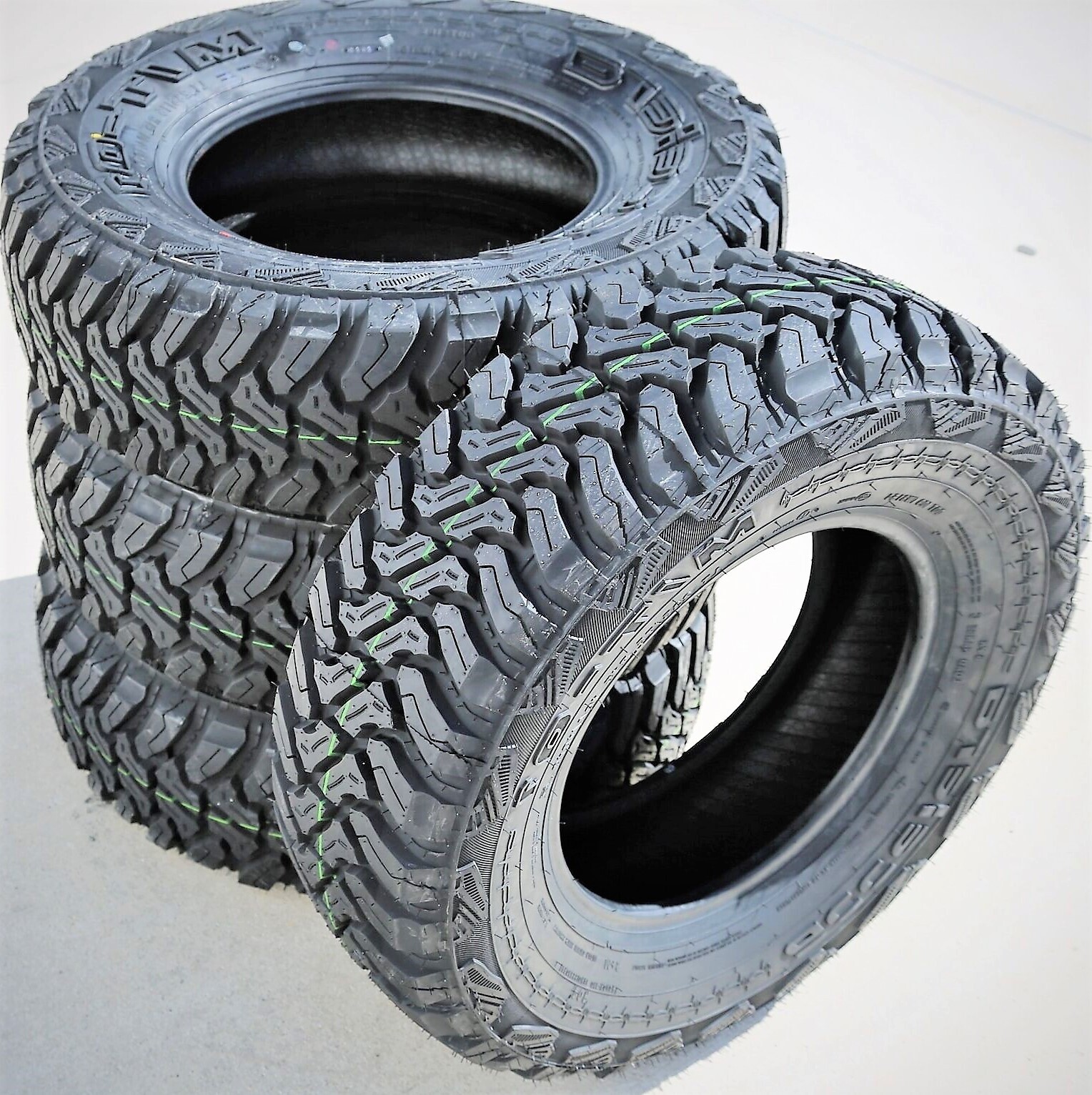 4 Tires LT 235/75R15 Accelera M/T-01 MT Mud Load C 6 Ply