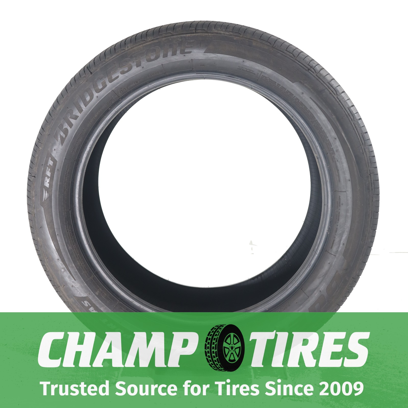 P245/50R19 Bridgestone Dueler H/P Sport AS RFT 105 H Used 7/32nds