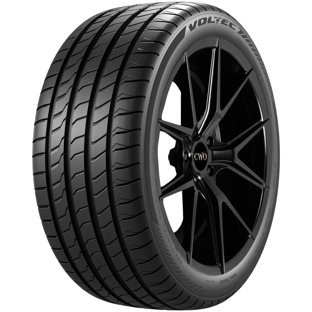 (QTY 2) 235/35ZR20 Lexani Volt-EC 92Y XL Black Wall Tires