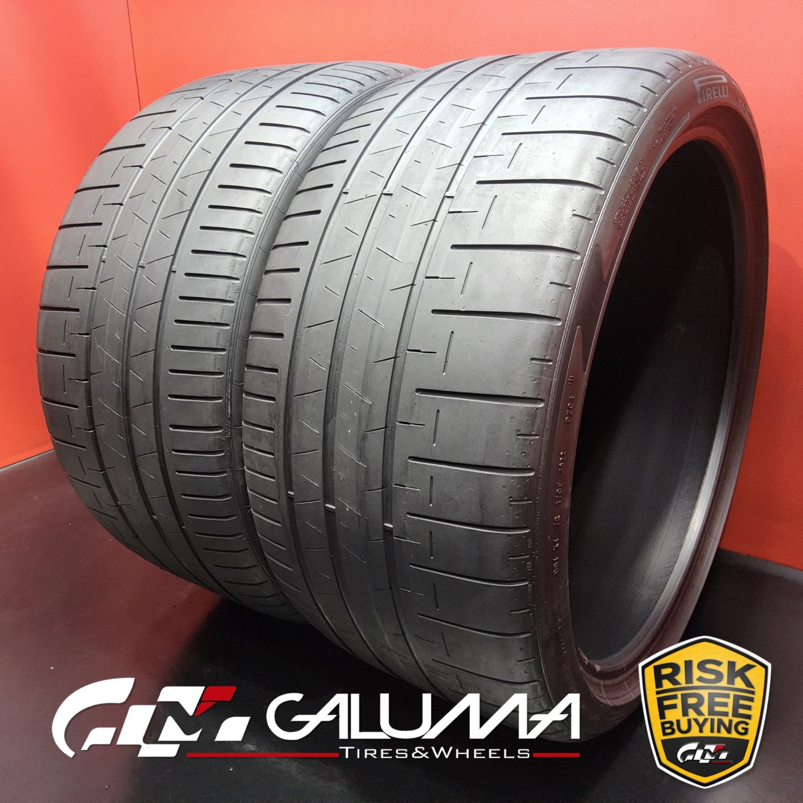 Set of 2 Tires Pirelli P Zero CORSA PZC4 315/30ZR22 315/30/22 No Repairs #89107