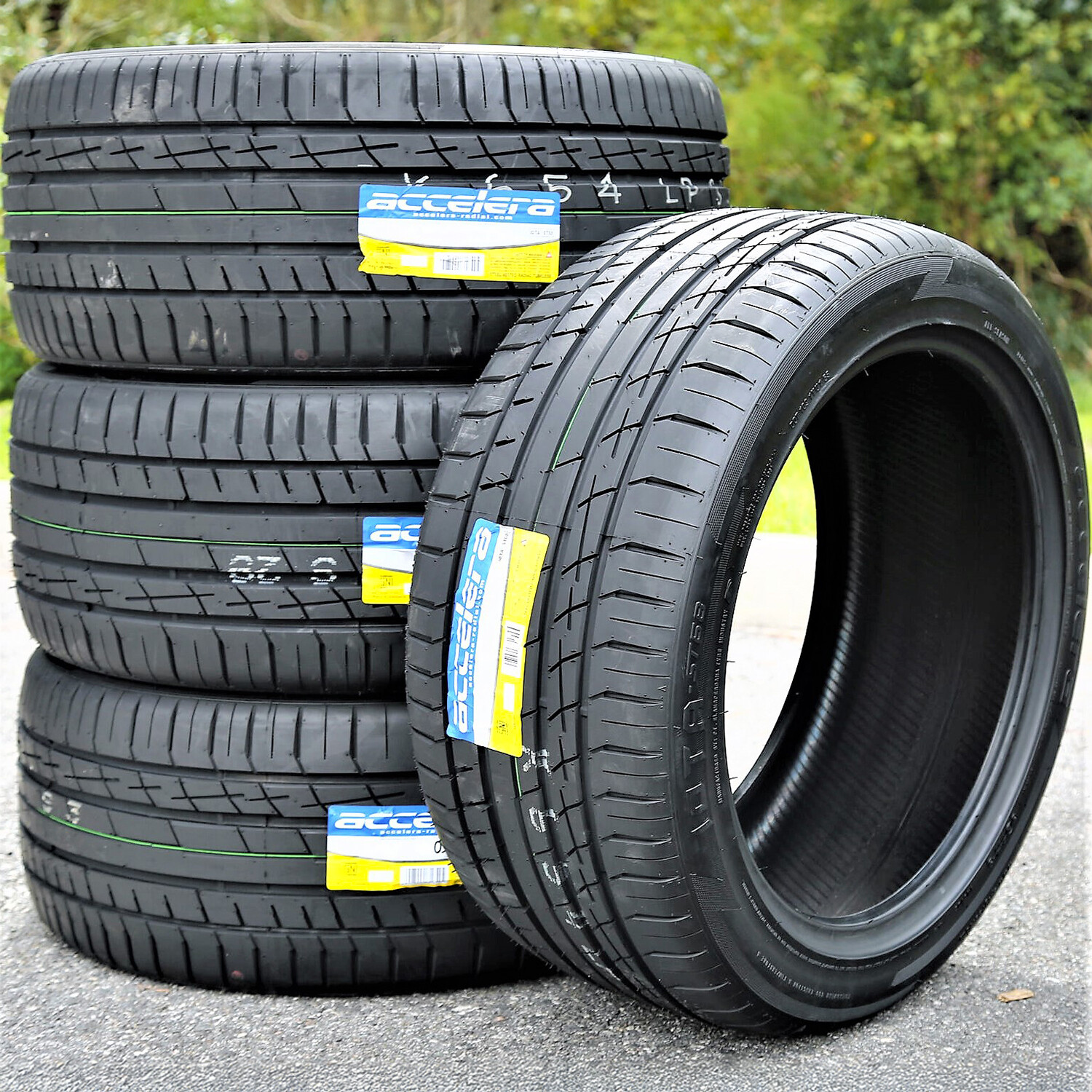 4 Tires 305/35R24 ZR Accelera Iota ST68 AS A/S High Performance 112W XL