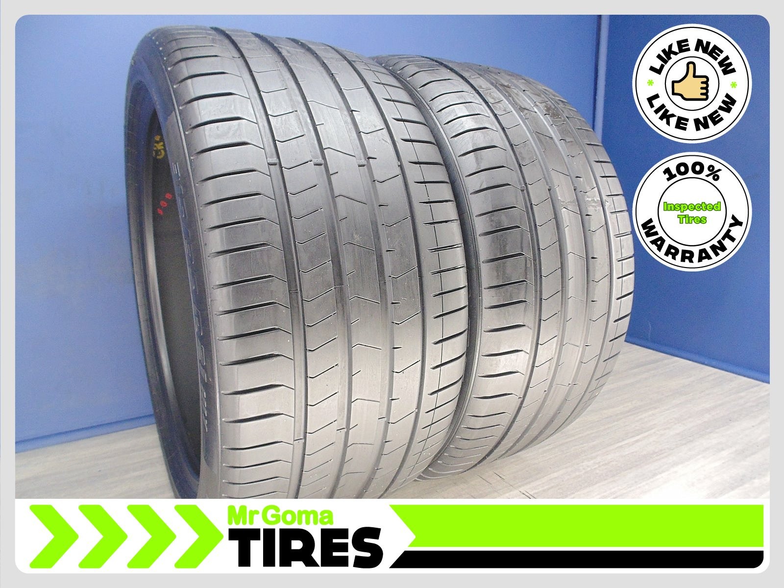 2 PIRELLI P ZERO PZ4 RSC RFT XL 315/35R21 USED TIRES 8/23 TREAD PZERO 3153521