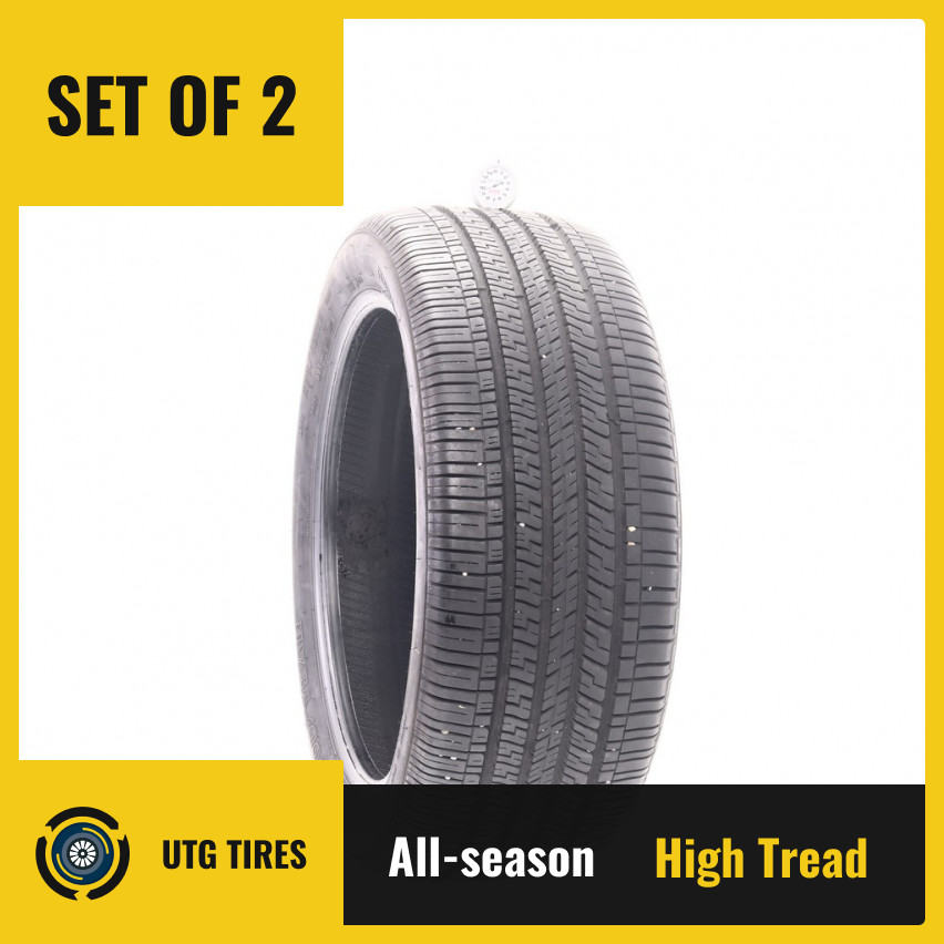 Set of (2) Used 255/45R20 Goodyear Eagle RS-A 101V – 9.5/32
