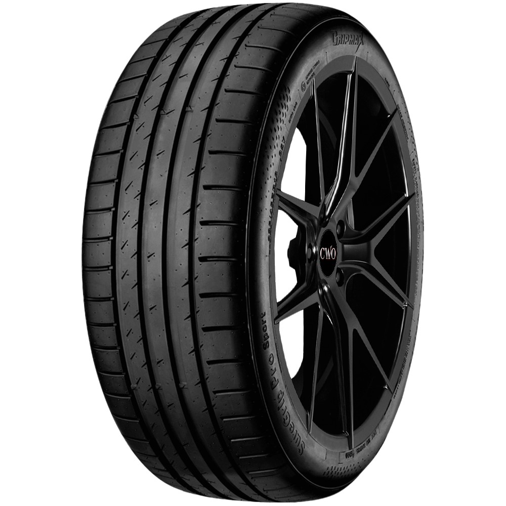 (QTY 2) 265/30ZR19 GripMax SureGrip Pro Sport 93Y XL Black Wall Tires
