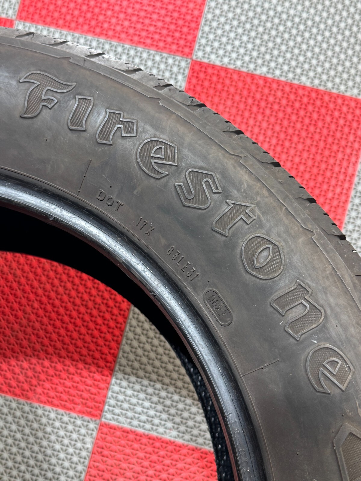 2x Used 245/60 R18 Firestone Destination LE3 Tires 8/32 Tread 245/60/18