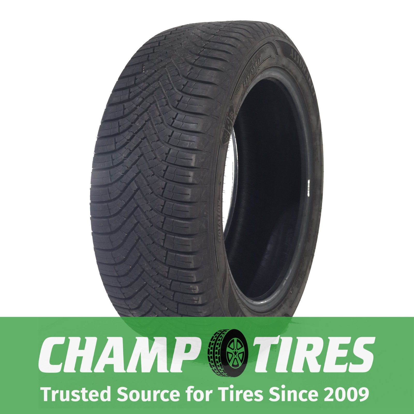 P215/55R17 Goodyear Assurance Weather Ready 2 94 V Used 8/32nds