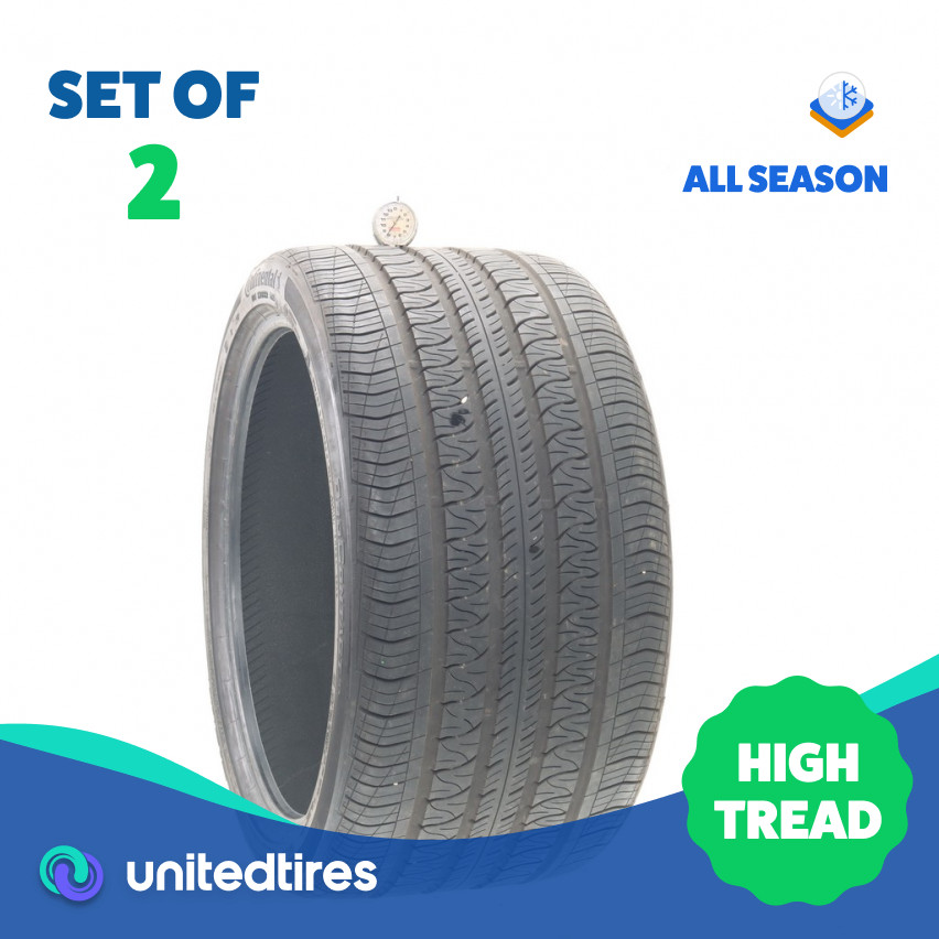 Set of (2) Used 325/30R21 Continental ProContact RX ND0 108V – 8/32