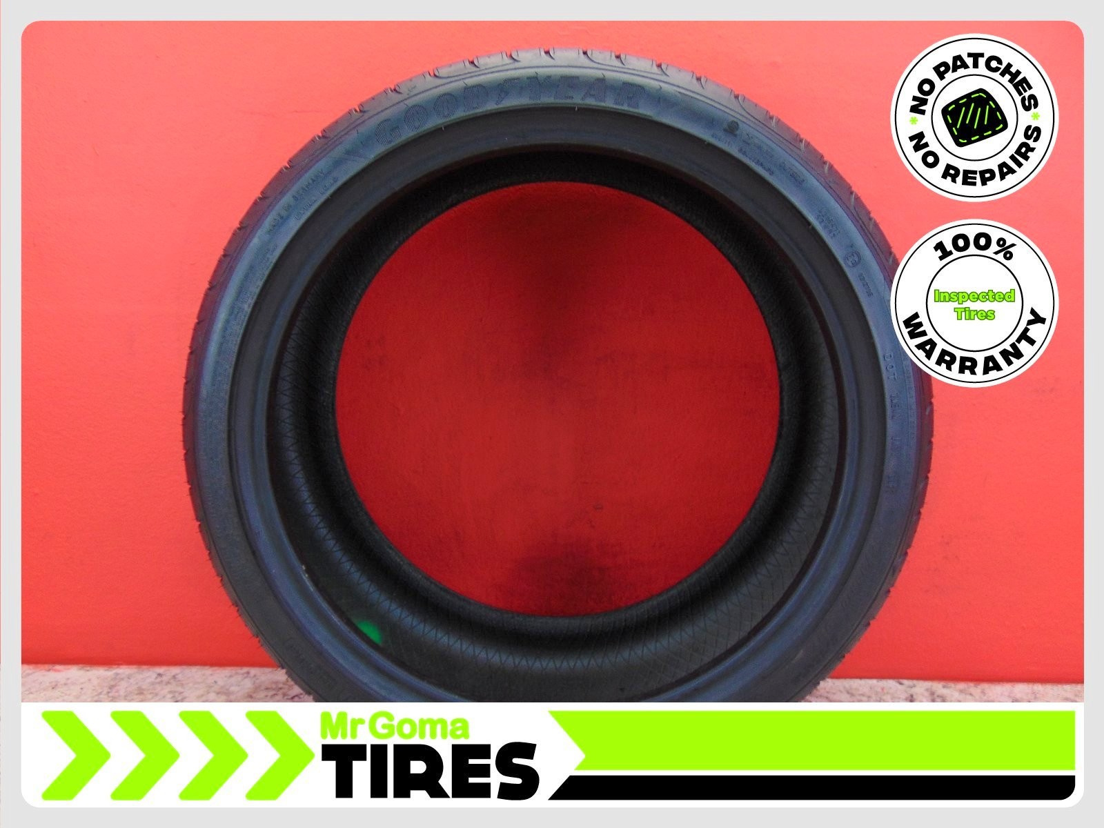 1 GOODYEAR EAGLE F1 ASYMMETRIC 2 MOE RFT XL 245/35R19 TIRE 9.5/32 TREAD RUN FLAT