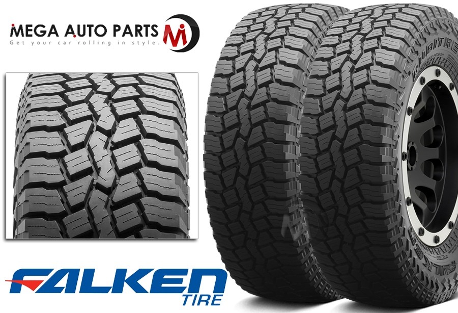 2 New Falken Rubitrek A/T LT 30×9.50R15 C 104S Snow Rated All Terrain Tires