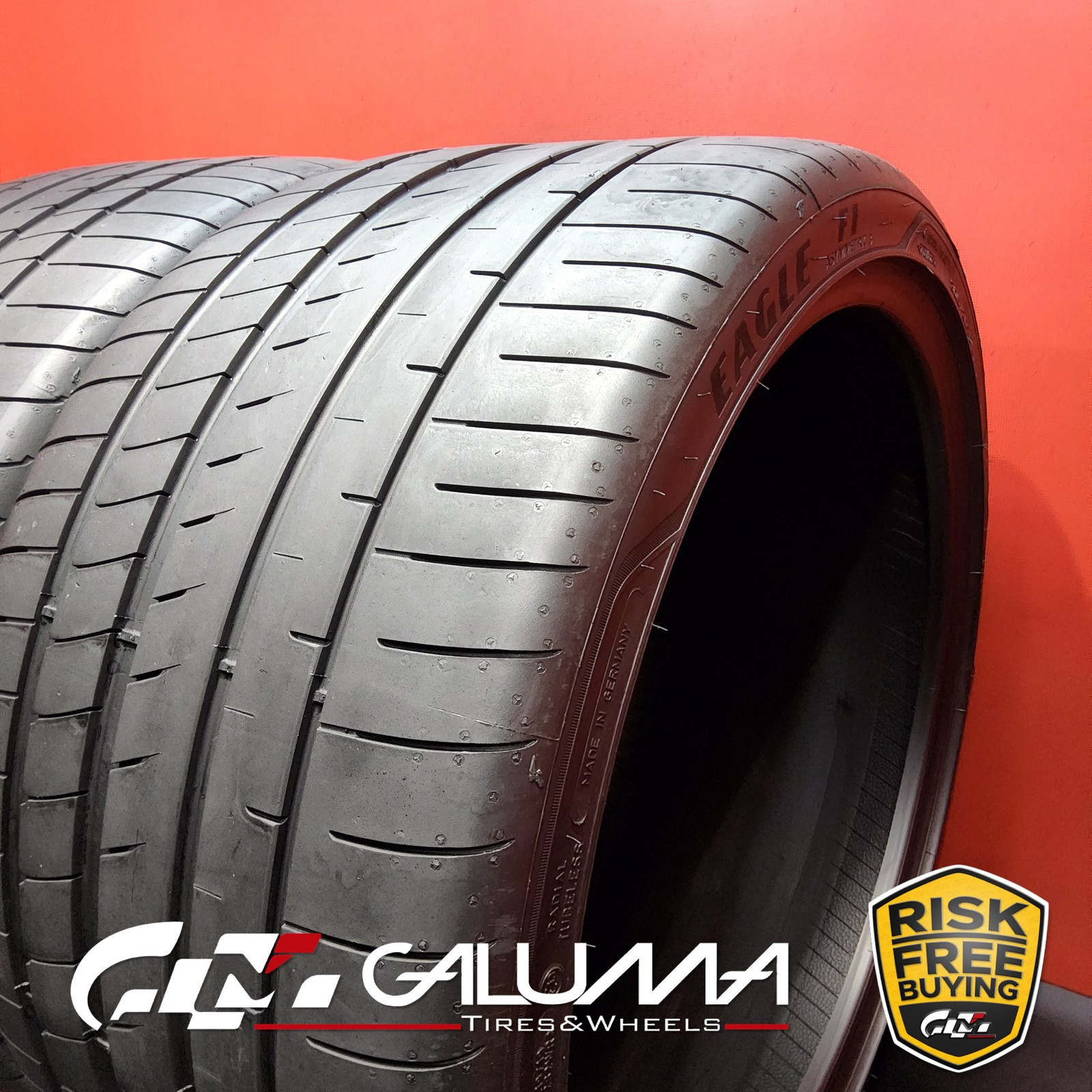 Set of 2 Tires LikeNEW Goodyear Eagle F1 Asymmetric 3 305/30ZR21 305/30/21 88203