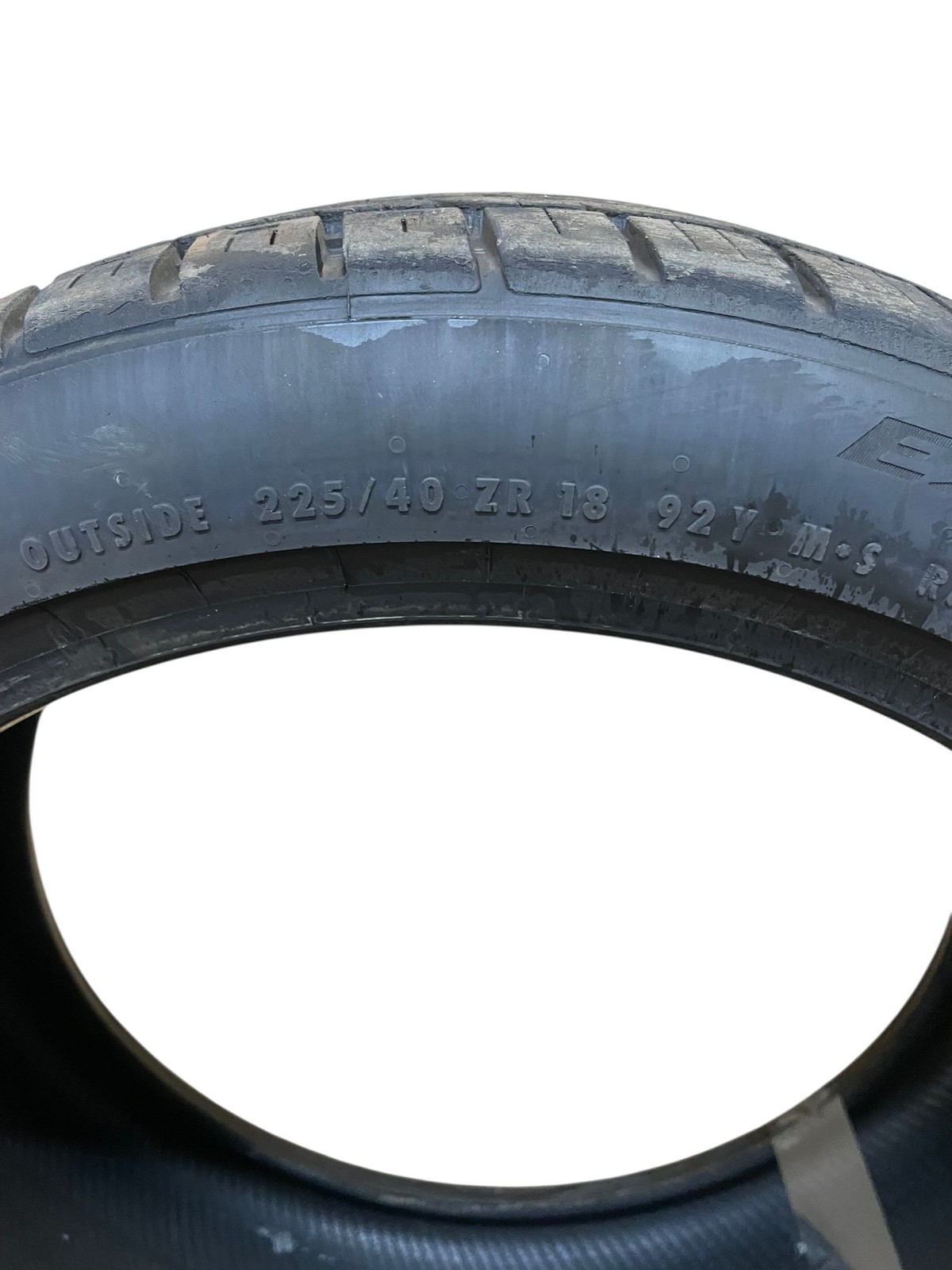 Continental Extreme Contact 225/40 Zr18 92y Dot 5023 9/32nds Wheel Tire