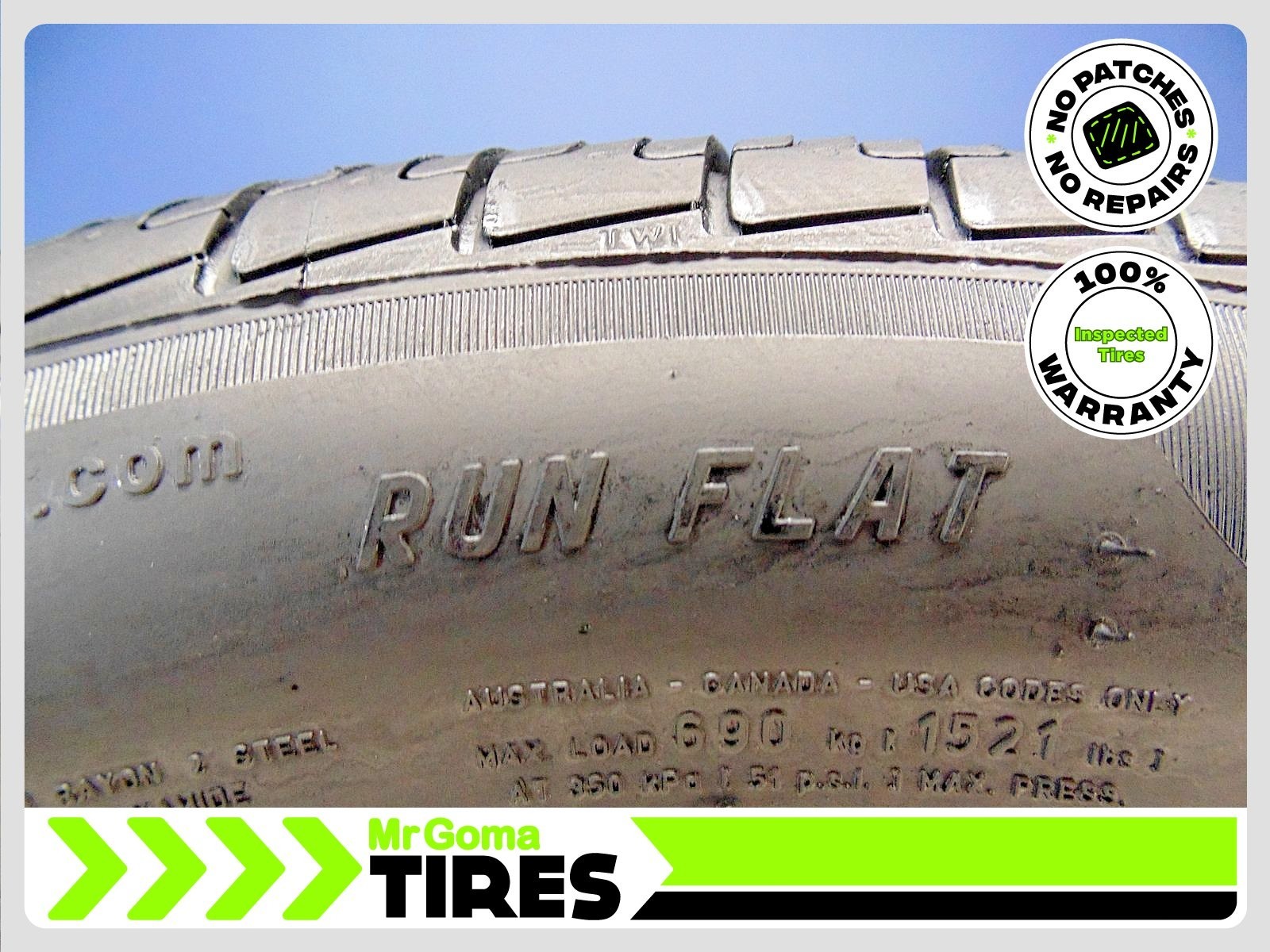 1 PIRELLI CINTURATO P7 A/S RSC RFT XL BMW 225/50R18 USED TIRE 7.3/32 TREAD 95V