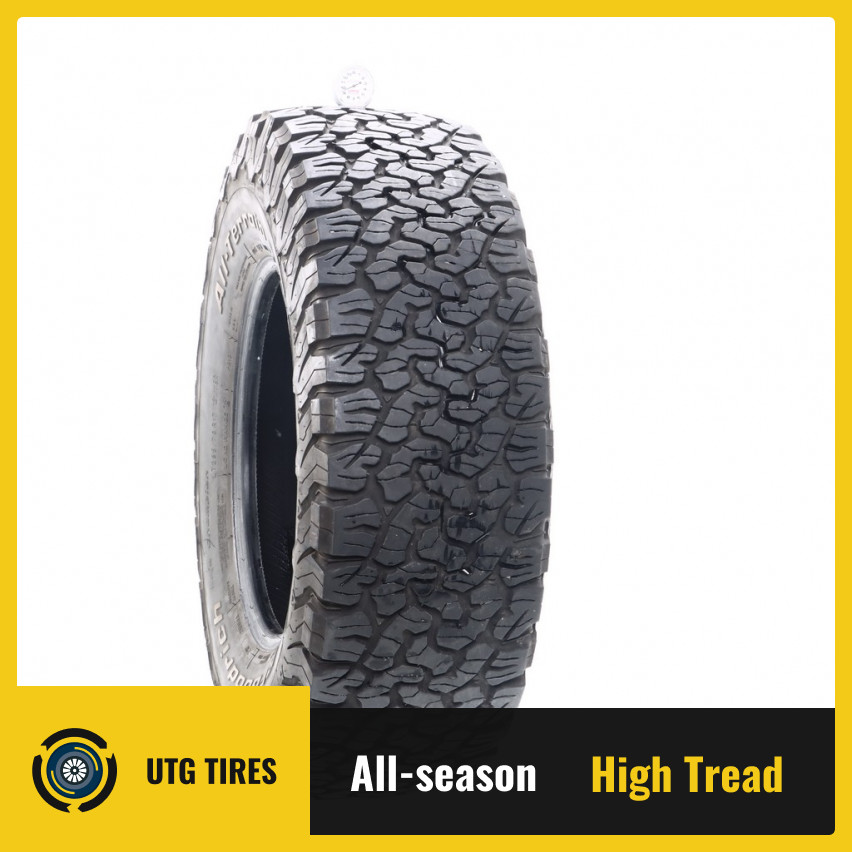 Used LT 285/70R17 BFGoodrich All-Terrain T/A KO2 121/118R – 9.5/32