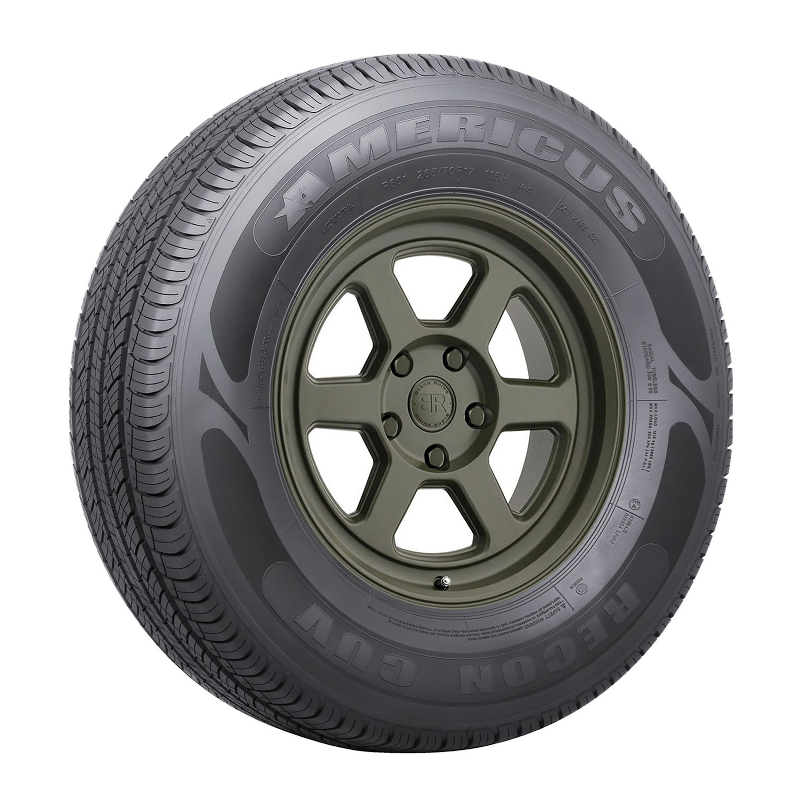 1 New Americus Recon Cuv – 225/55r18 Tires 2255518 225 55 18