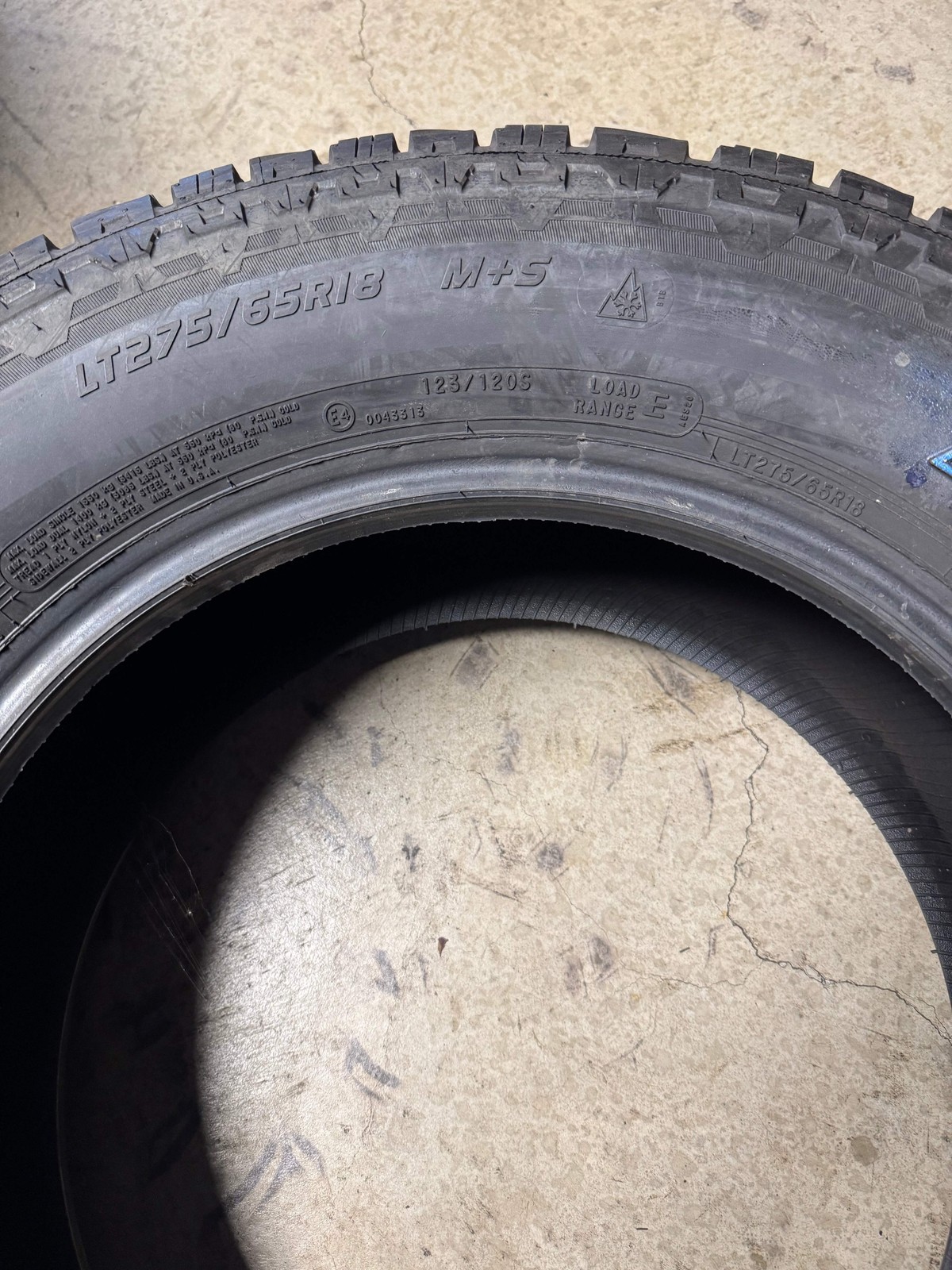 NOS HERCULES TERRA TRAC AT II OWL LT 275 65 18 123/120S 10PLY ALL TERRAIN TIRE 0