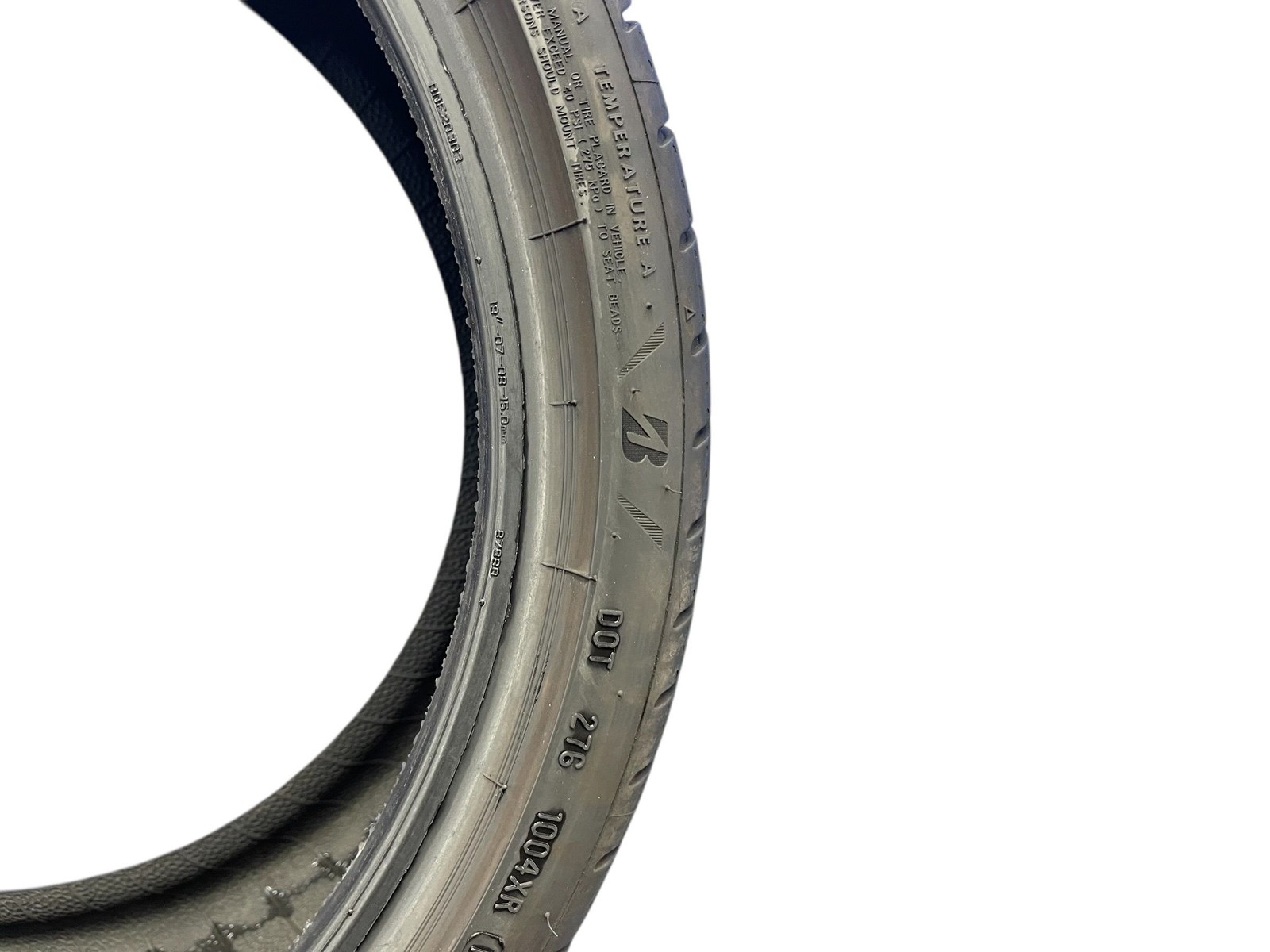 265/30ZR19 93Y BRIDGESTONE POTENZA SPORT ENLITEN 6/32NDS DATECODE 1025