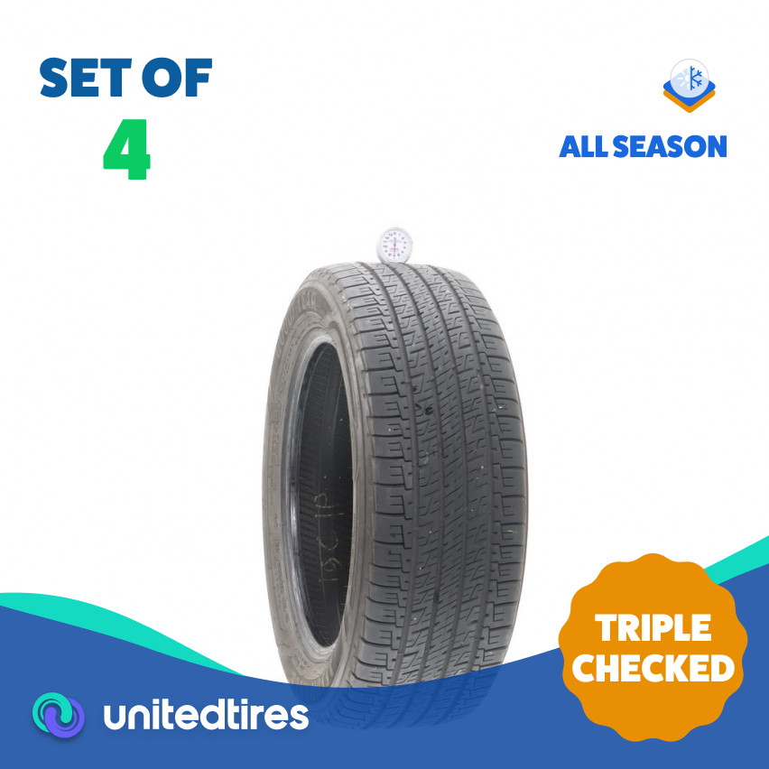 Set of (4) Used 205/55R16 Goodyear Assurance MaxLife 91H – 7-8.5/32 (19ZO4)