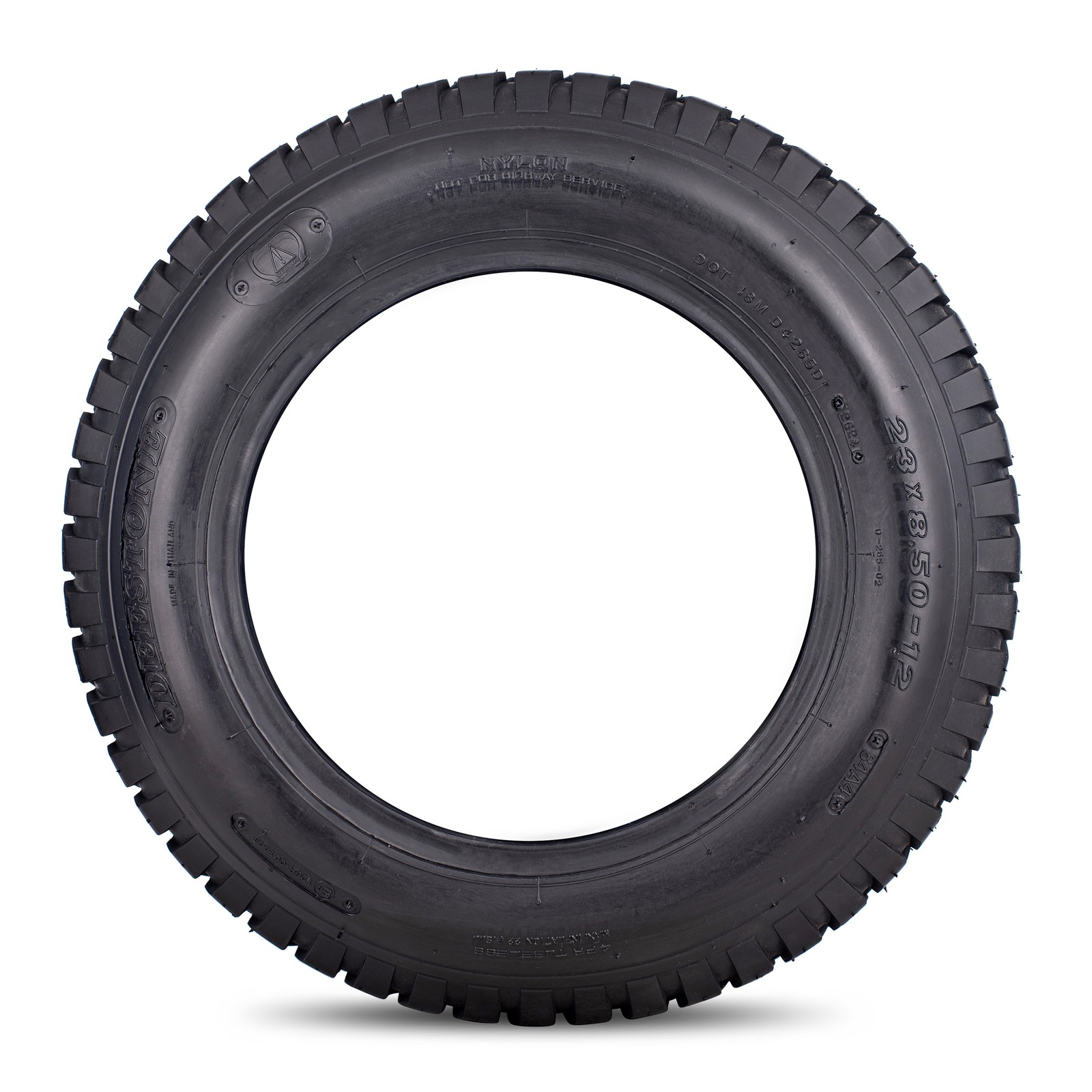 Deestone 20×10.00-8 D265 Lawn & Grass Tire � 87A3 � 4 Ply T/L (1 Tire Only)
