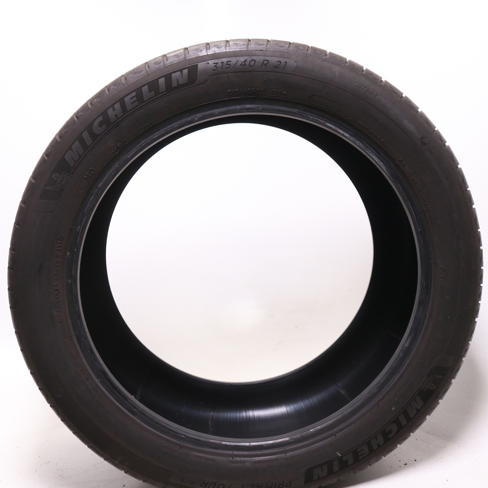 Set of 2 Used 315/40R21 Michelin Primacy Tour A/S MO – 111H – 6-7/32