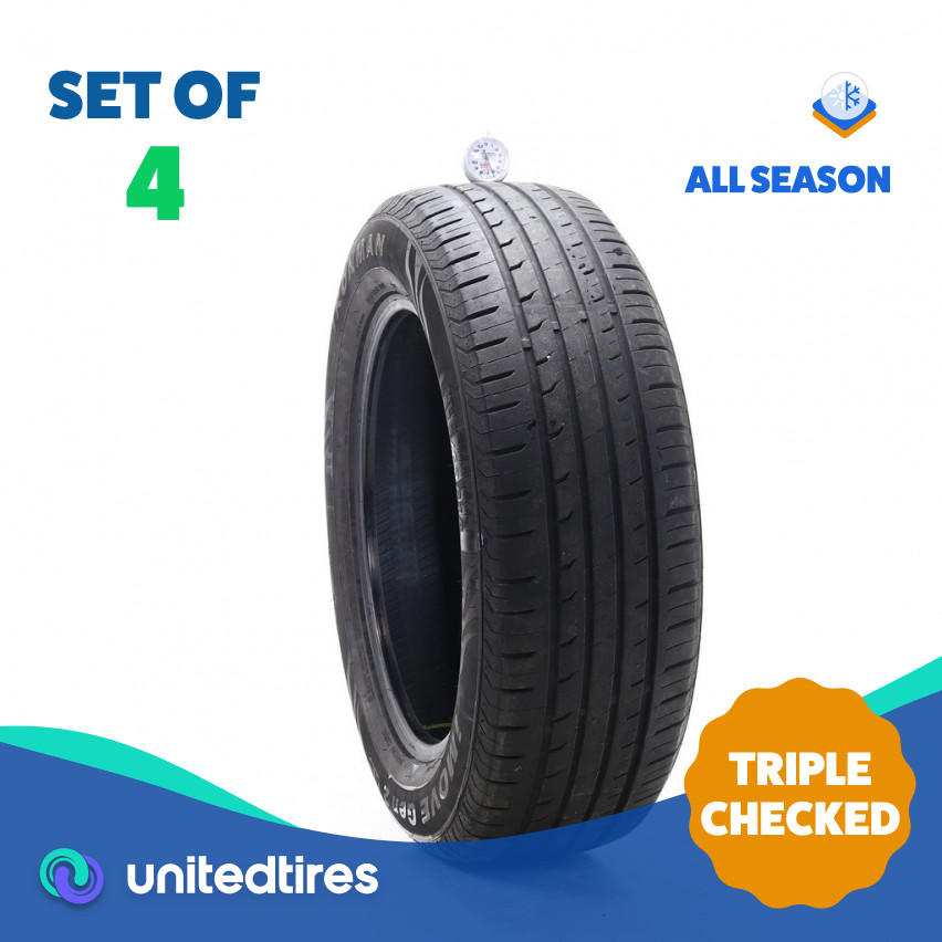 Set of (4) Used 225/60R18 Ironman IMove Gen 2 AS 100V – 6-7/32