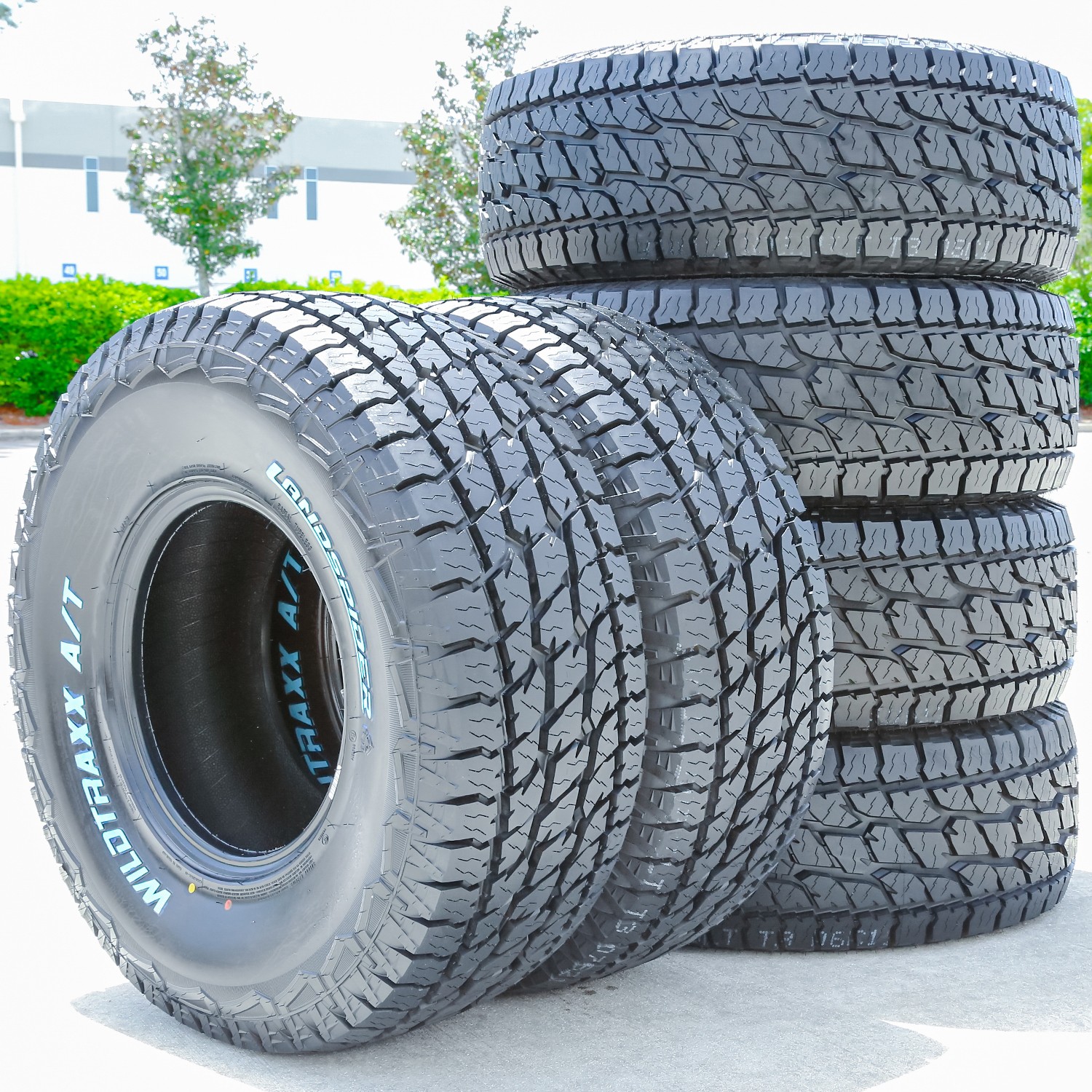 Tire Landspider Wildtraxx A/T LT 265/70R17 Load E 10 Ply AT All Terrain