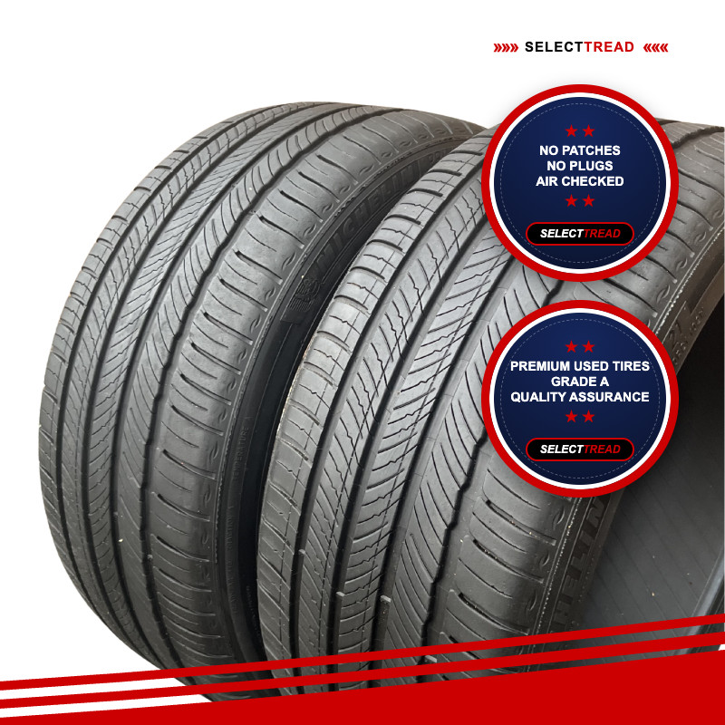 2 Almost New 255/40/R21 Michelin Primacy Tour A/S GOE 102W 6/32″ DOT 2023
