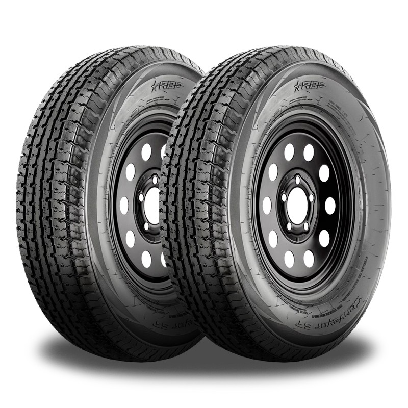 2 RBP Conveyor ST Semi Steel 175/80R13 97/93M Boat Cargo Trailer 8 PLY LR D
