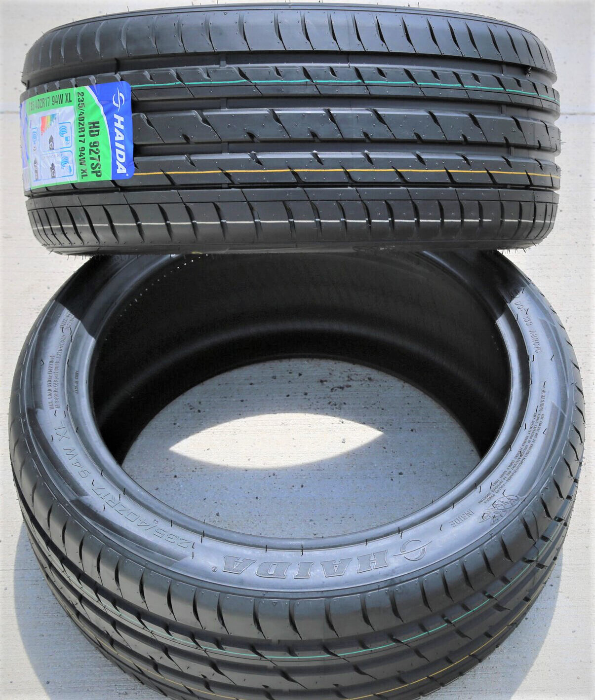 2 New Haida HD927SP 235/40ZR17 235/40R17 94W XL AS A/S High Performance Tires