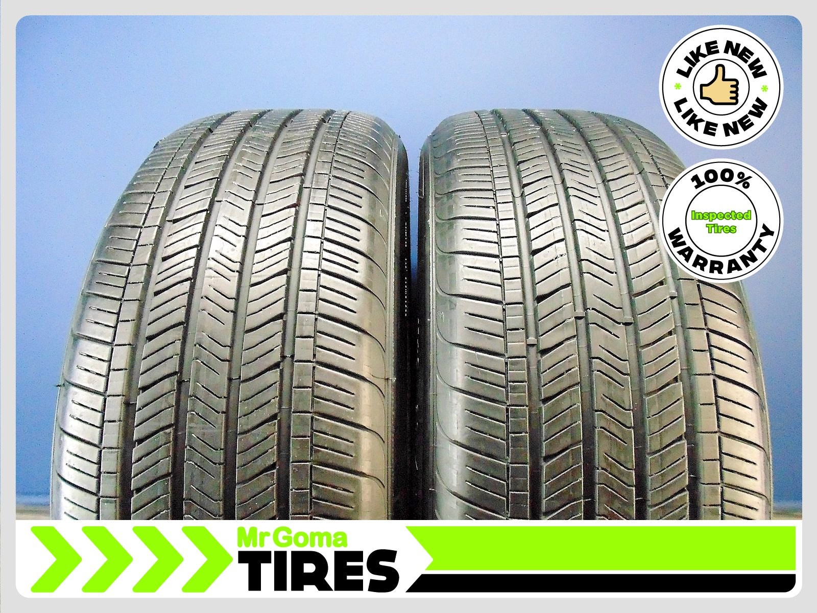 2 GOODYEAR EAGLE TOURING 235/50R21 USED TIRES 8.8/32 TREAD 235/50/21 2355021