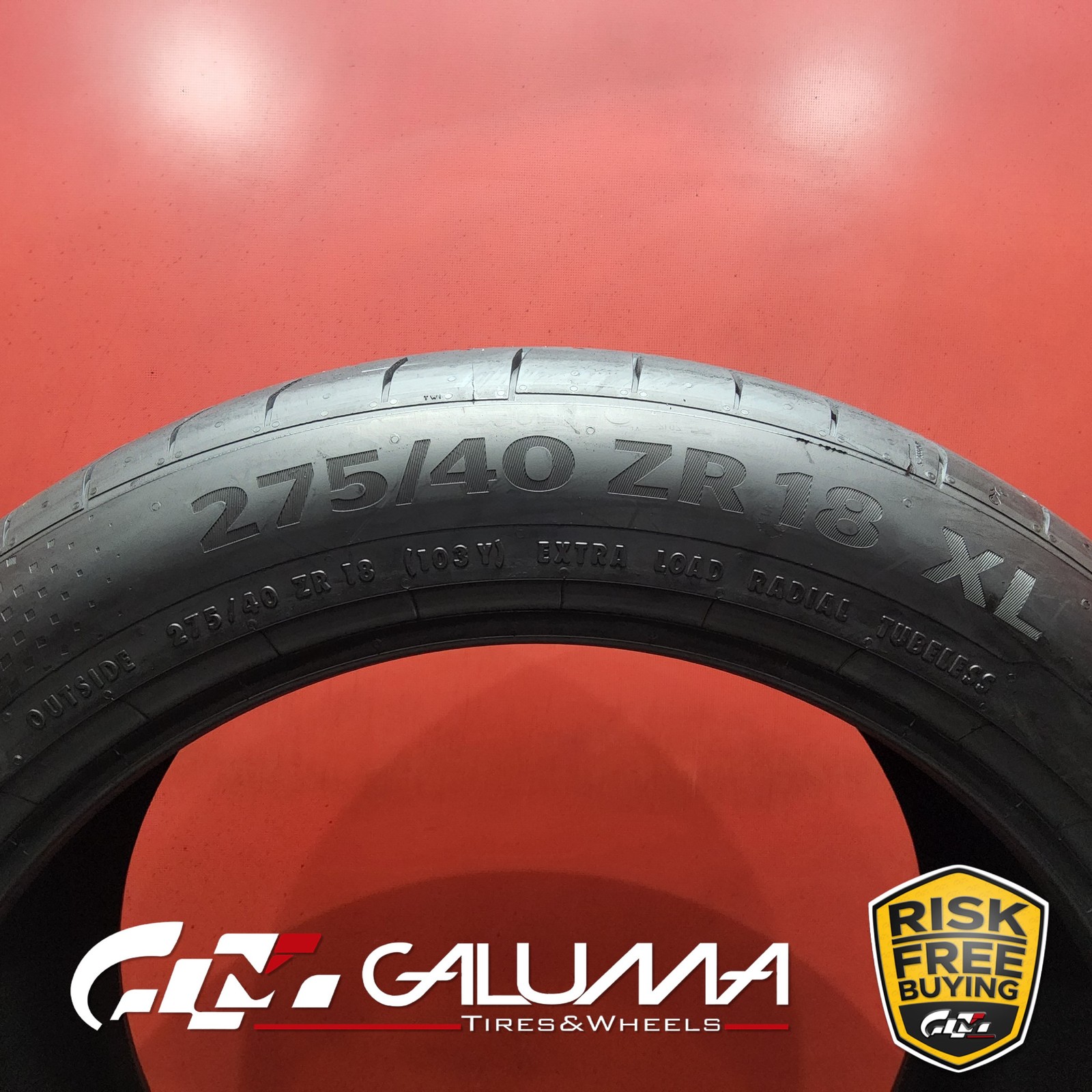 1 (One) Tire Continental SportContact 6 ★ XL 275/40ZR18 275/40/18 2754018 #90592