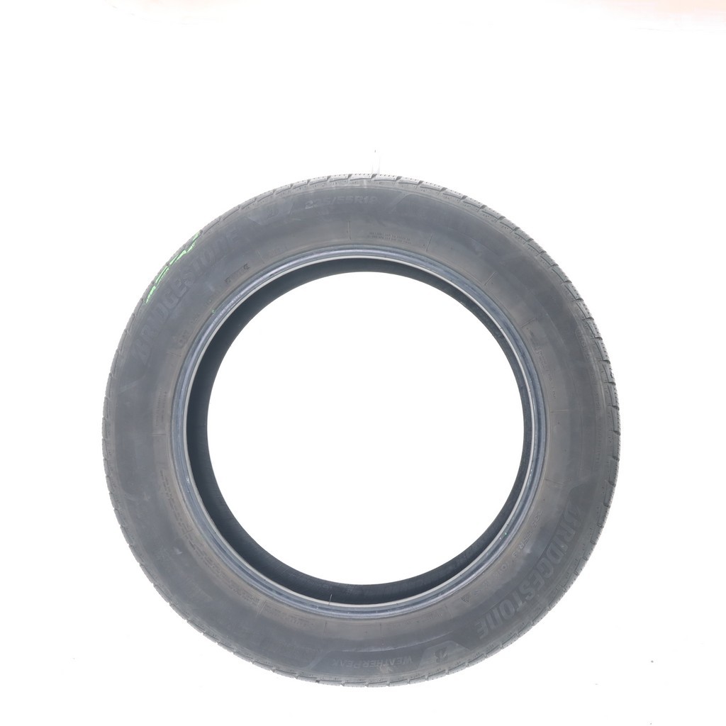 Set of (4) Used 235/55R19 Bridgestone WeatherPeak 101H – 6.5-7/32
