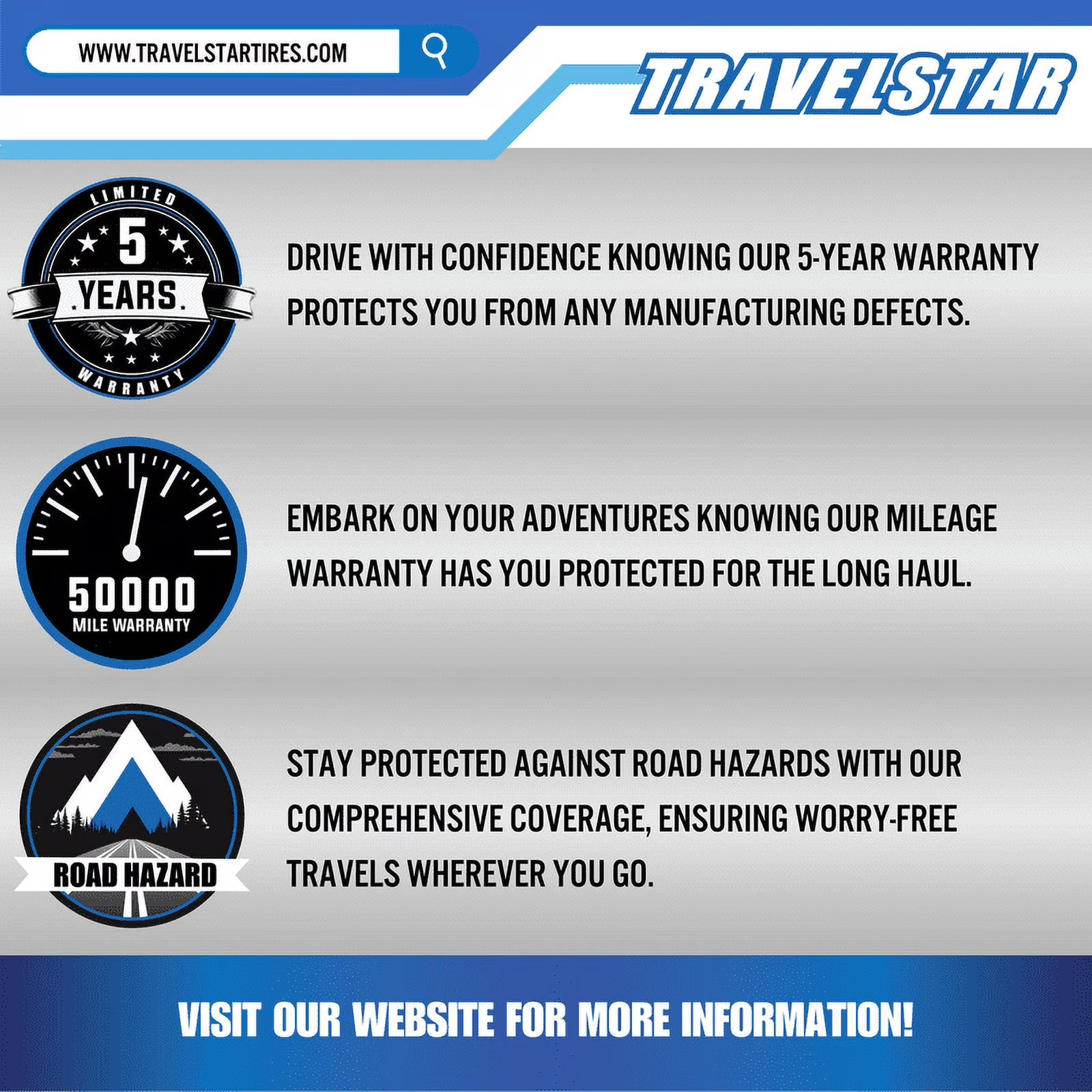 Travelstar UN106 All Season 155/80R13 79T Whitewall Tire 14mm(Tire Only)