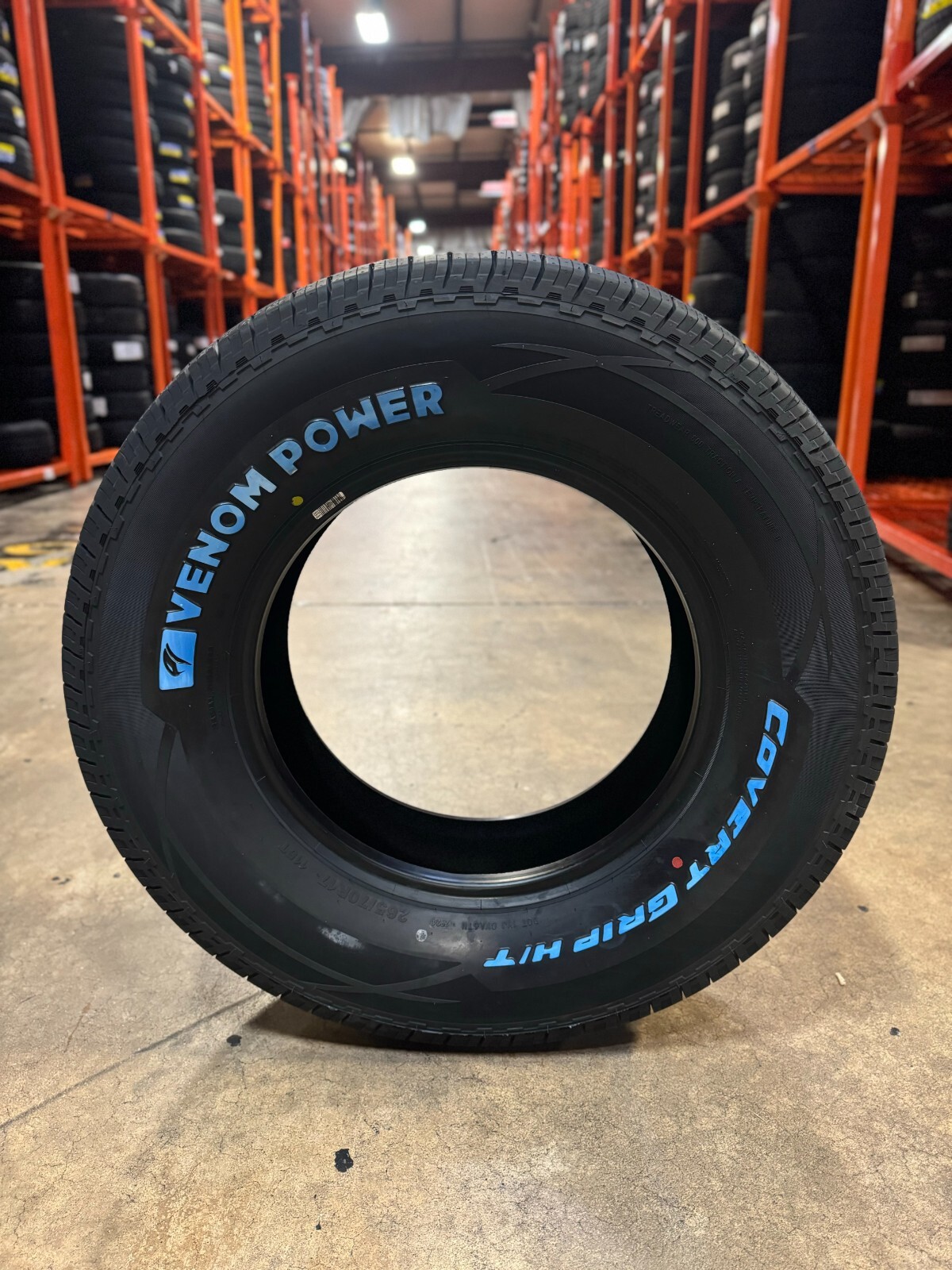 4 NEW 265/70R17 VENOM COVERT GRIP H/T ALL SEASON HIGHWAY WHITE LETTER TIRE R17