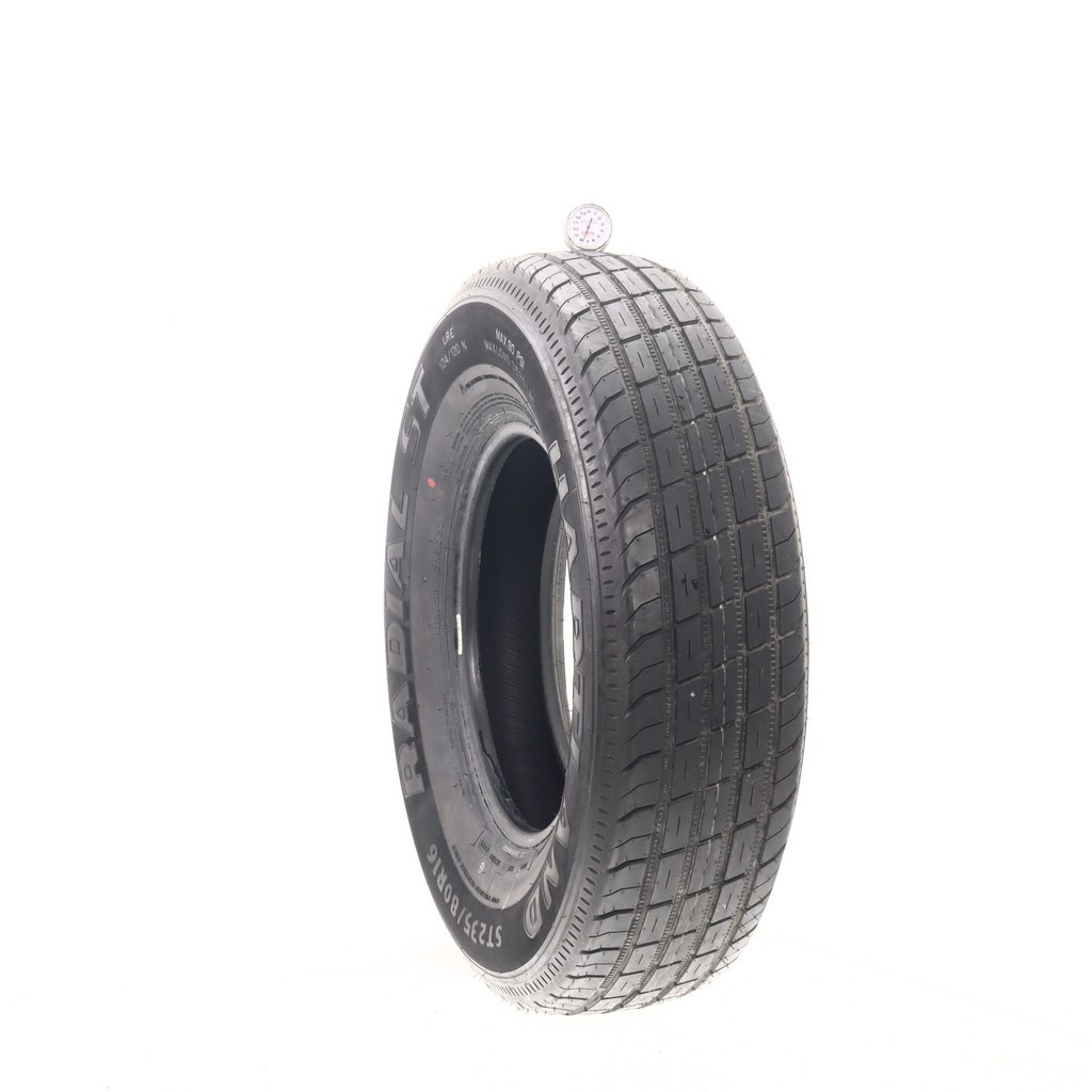 Set of (4) Used ST 235/80R16 Hartland Radial ST 124/120N – 6-7.5/32