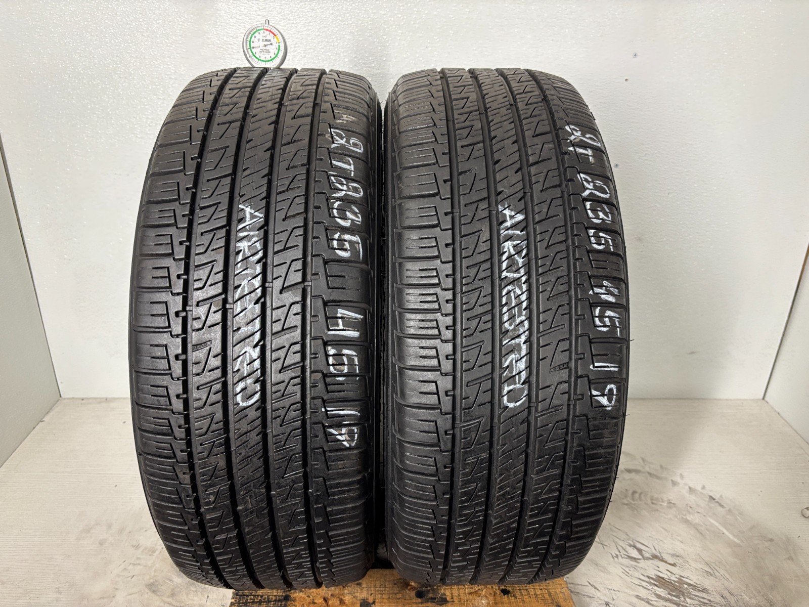 2 Tires 235 45 19 Goodyear Assurance Maxlife (10.00/32 Tread Left) NO REPAIRS