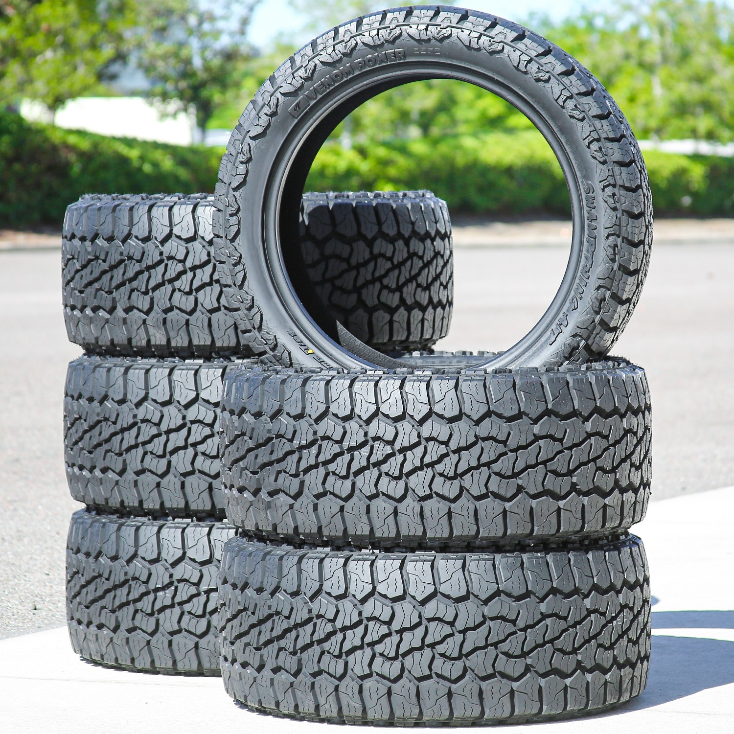 2 Tires Venom Power Swampthing A/T Xtreme Dirt 205/70R15 100T XL AT All Terrain