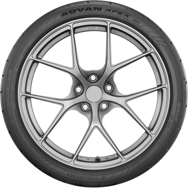 295/30R20 Yokohama ADVAN Apex V601 101Y XL Black Wall Tire