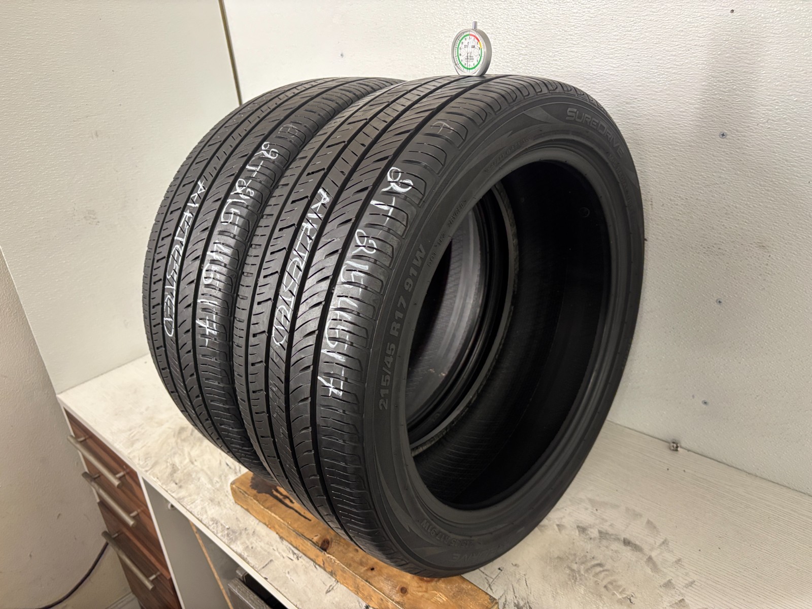 NO SHIPPING ONLY LOCAL PICK UP 2 Tires 215 45 17 SureDrive Sport