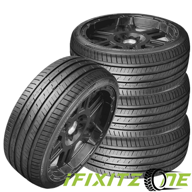 1 Accelera IOTA EVT 245/45ZR19 102Y Extra Load XL, Performance, 320AA UTQG Tires