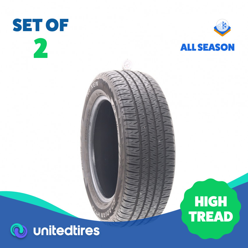 Set of (2) Used 235/60R18 Nexen Roadian HTX 2 RH51 103H – 9.5/32