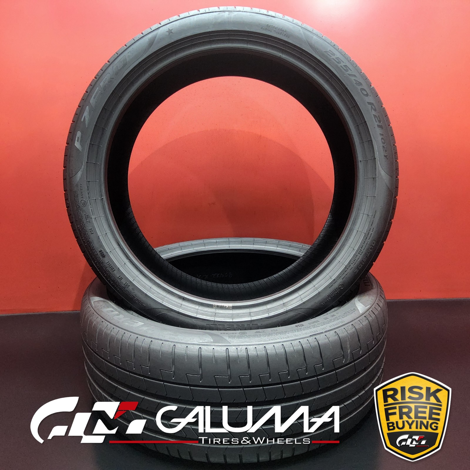 Set of 2 Tires Pirelli P-Zero (PZ4) ★ XL 255/40R21 255/40/21 2554021 102Y #95422