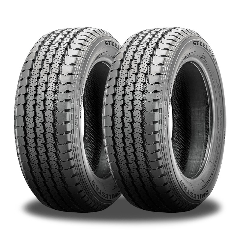2 Milestar STEELPRO MS597S 205/65R15C 102/100S Commerical Van Fleet 6 PLY Tires