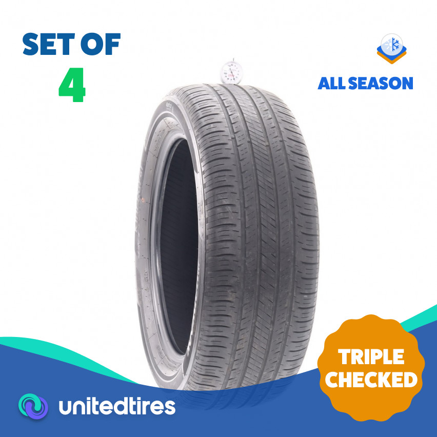 Set of (4) Used 225/55R18 Hankook Kinergy GT 98H – 6-7.5/32