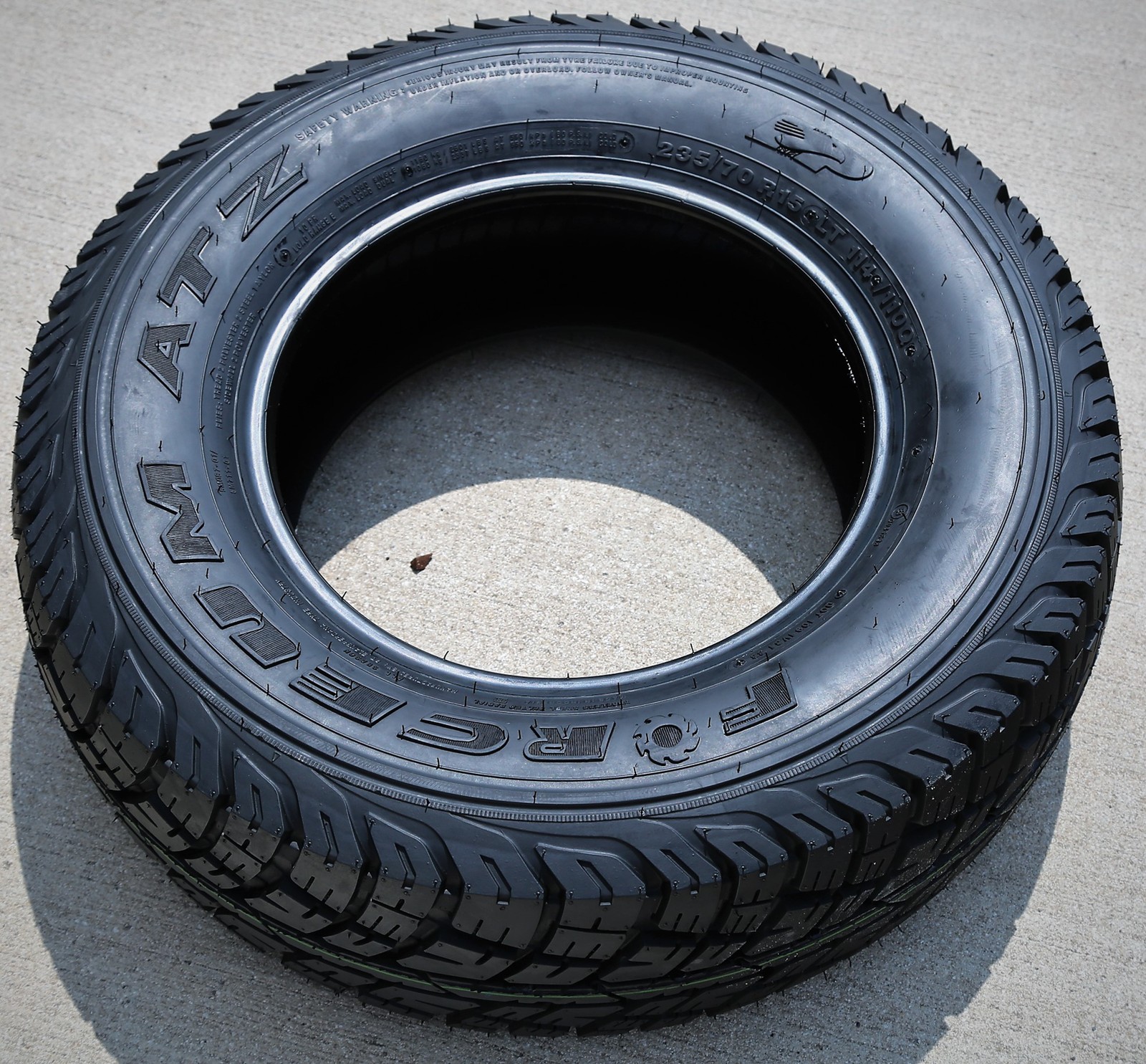 4 New Forceum ATZ LT 235/70R15 Load E 10 Ply AT A/T All Terrain Tires