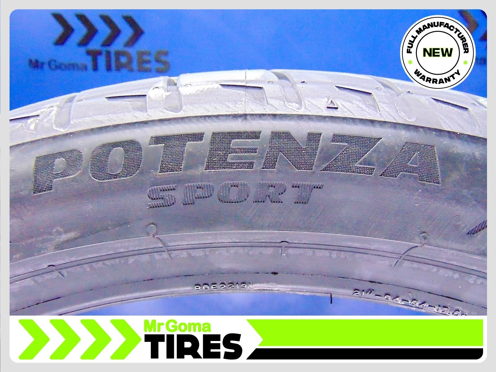 SET OF 2 BRAND NEW 325/30ZR21 BRIDGESTONE POTENZA SPORT XL TIRES 108Y 3253021