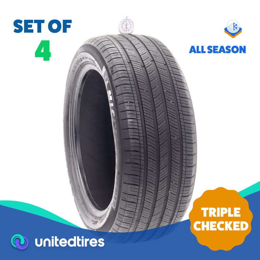 Set of (4) Used 215/50R17 Michelin Primacy A/S 91V – 7-8.5/32